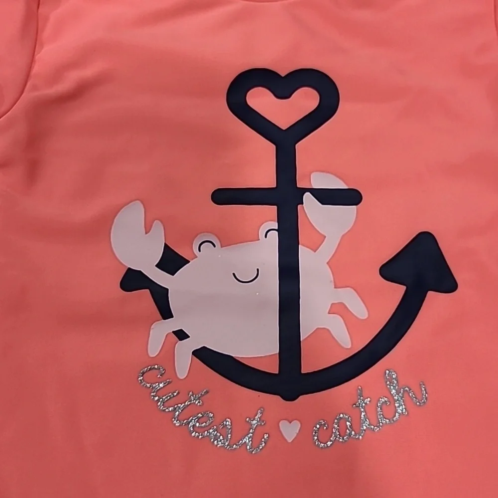Carter CUTEST CATCH Crab & Anchor Tankini with Matching Bottoms Size 12 Months